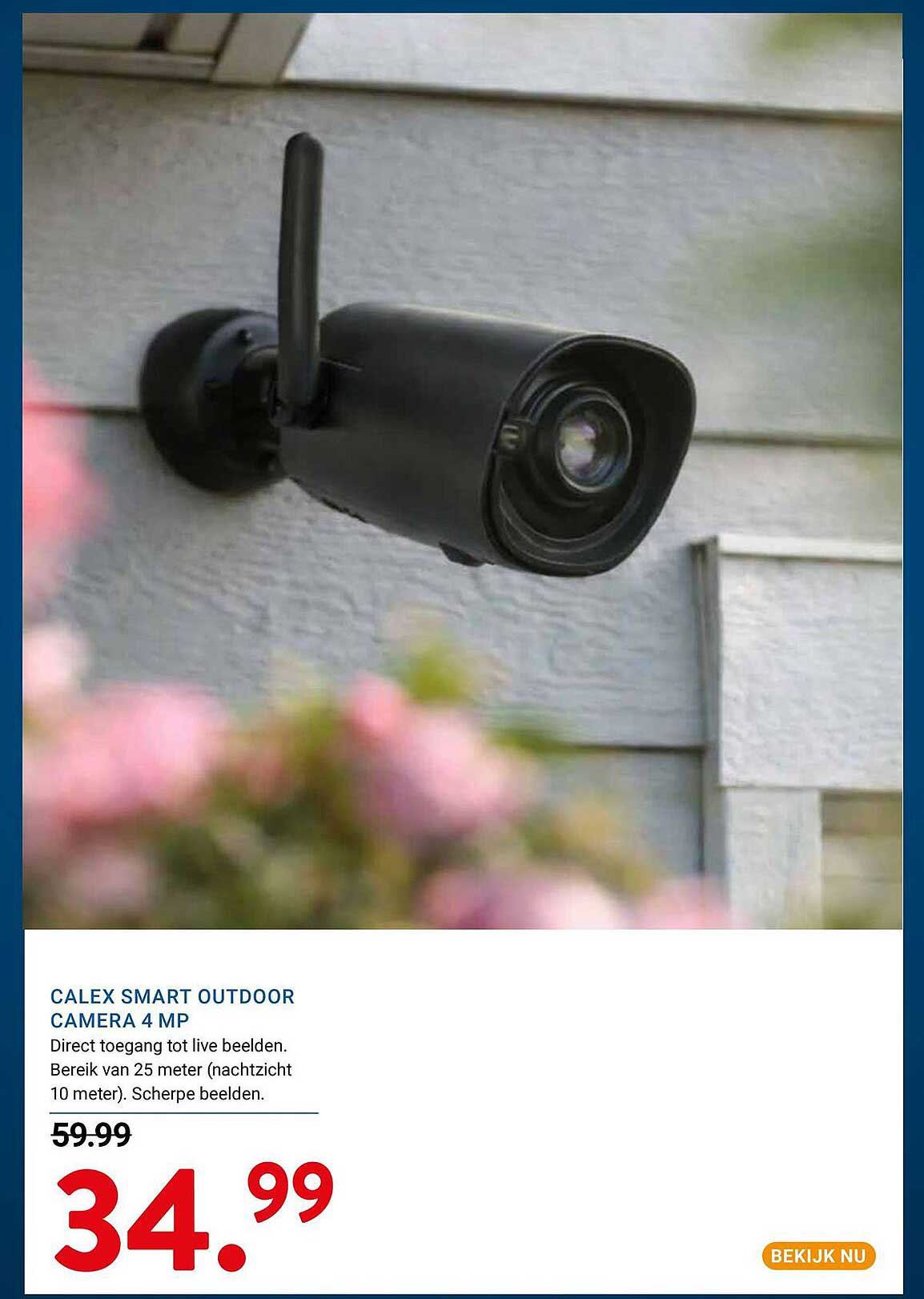 CALEX SMART OUTDOOR CAMERA 4 MP