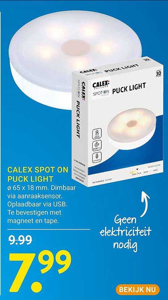 CALEX SPOT ON PUCK LIGHT
