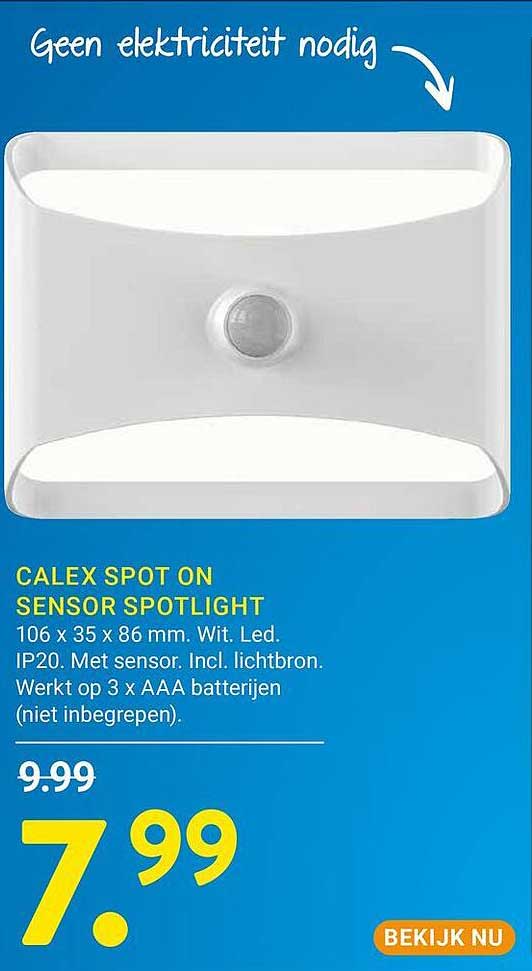 CALEX SPOT ON SENSOR SPOTLIGHT