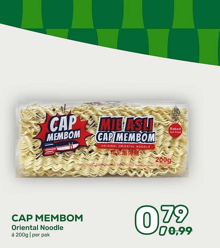 CAP MEMBOM Oriental Noodle á 200g | per pak