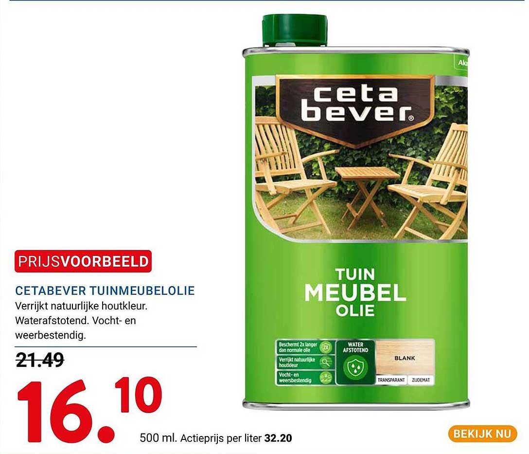 CETABEVER TUINMEUBELOLIE
