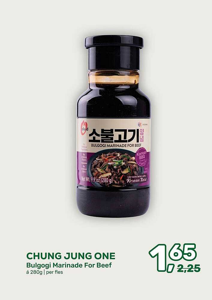 CHUNG JUNG ONE Bulgogi Marinade For Beef á 280g | per fles