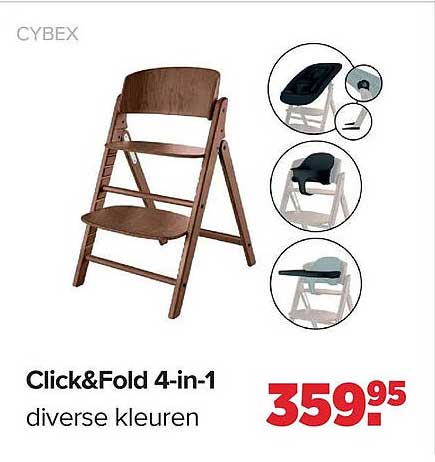 Click&Fold 4-in-1 diverse kleuren