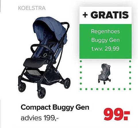 Compact Buggy Gen + GRATIS Regenhoes Buggy Gen t.w.v. 29,99
