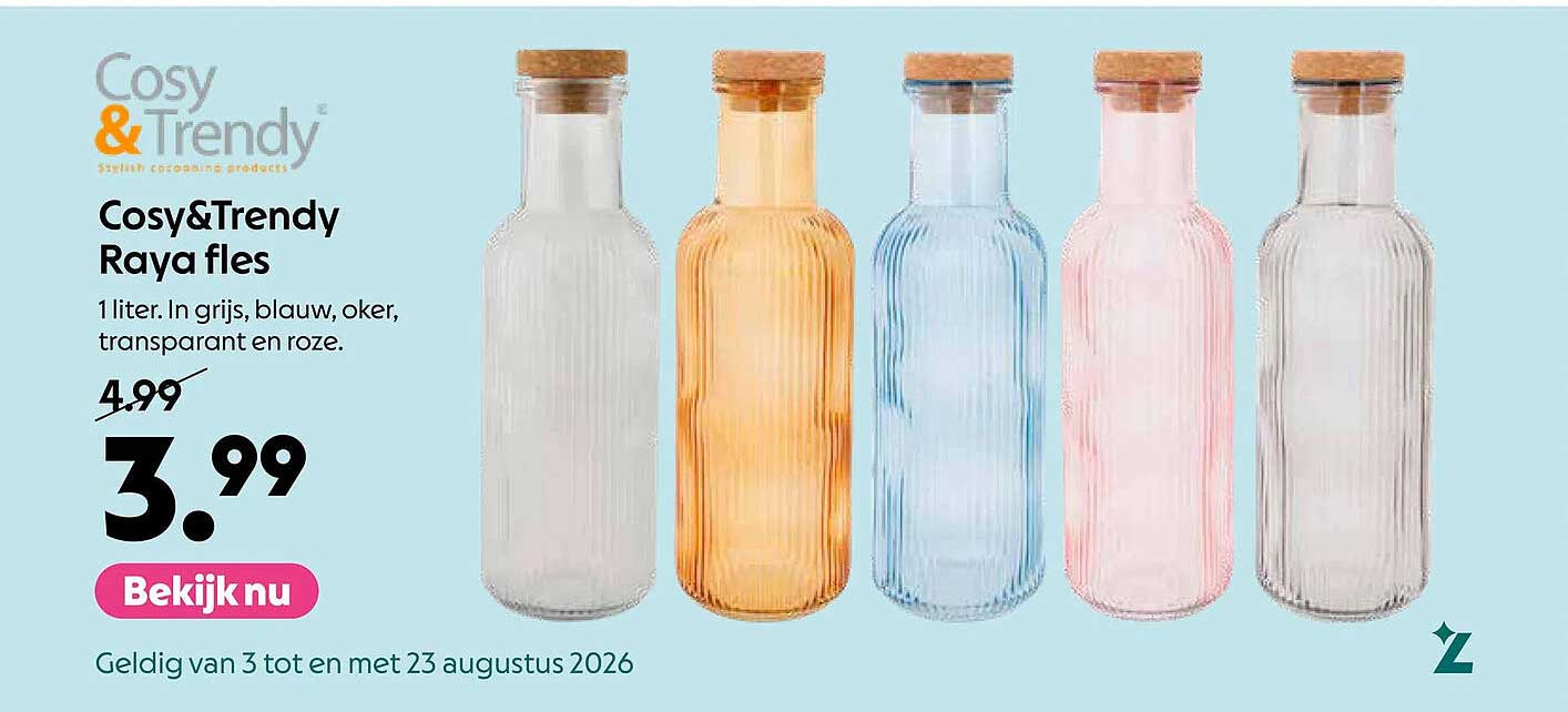 Cosy&Trendy Raya fles