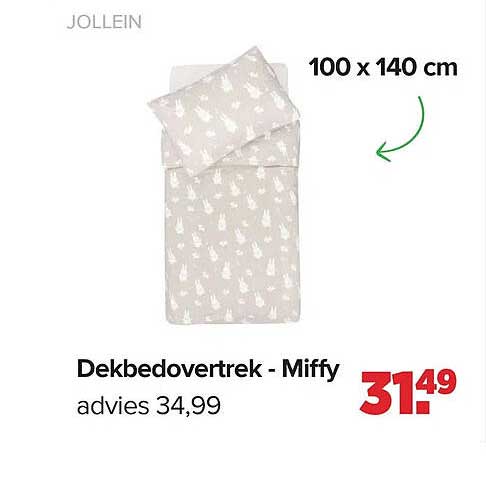 Dekbedovertrek - Miffy