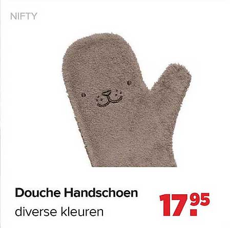 Douche Handschoen diverse kleuren