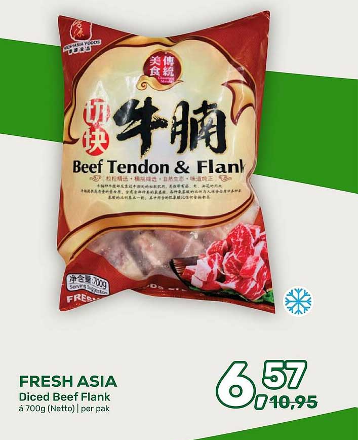 FRESH ASIA Diced Beef Flank