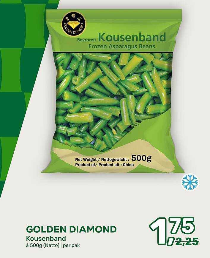 GOLDEN DIAMOND Kousenband á 500g (Netto) | per pak