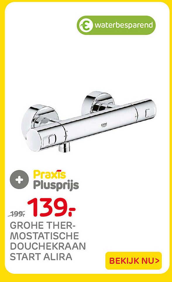 Grohe thermostatische douchekraan Start Alira
