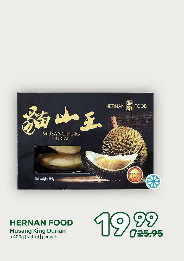 HERNAN FOOD Musang King Durian