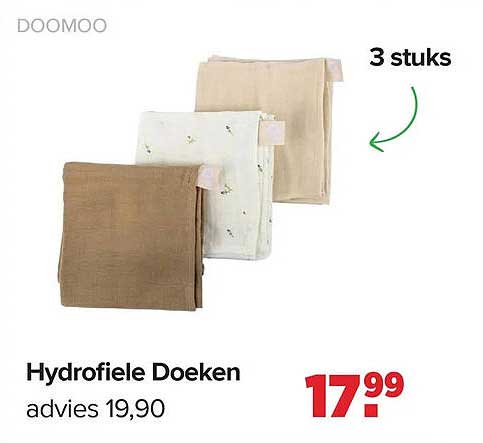 Hydrofiele Doeken