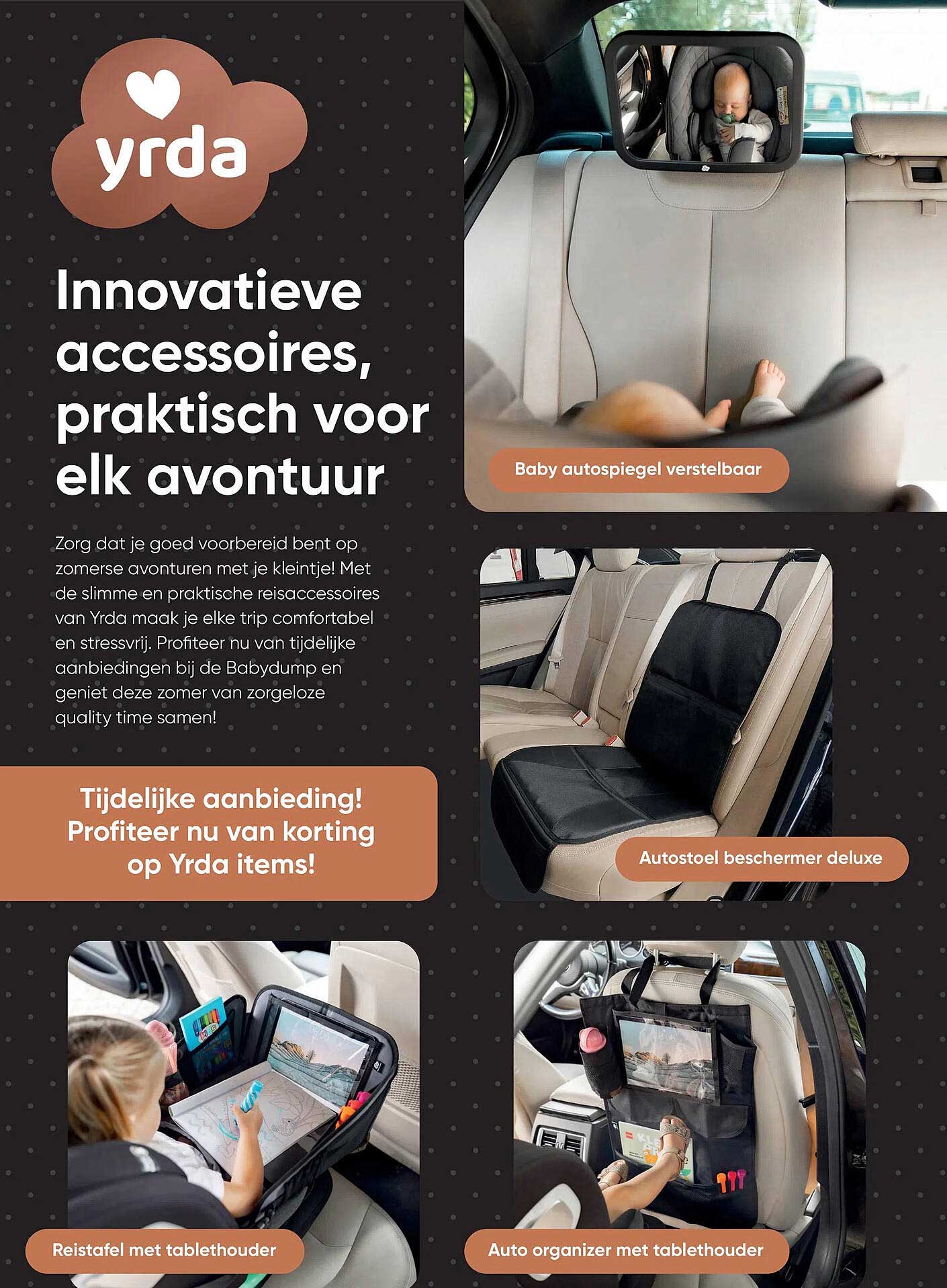 Innovatieve accessoires, praktisch voor elk avontuur