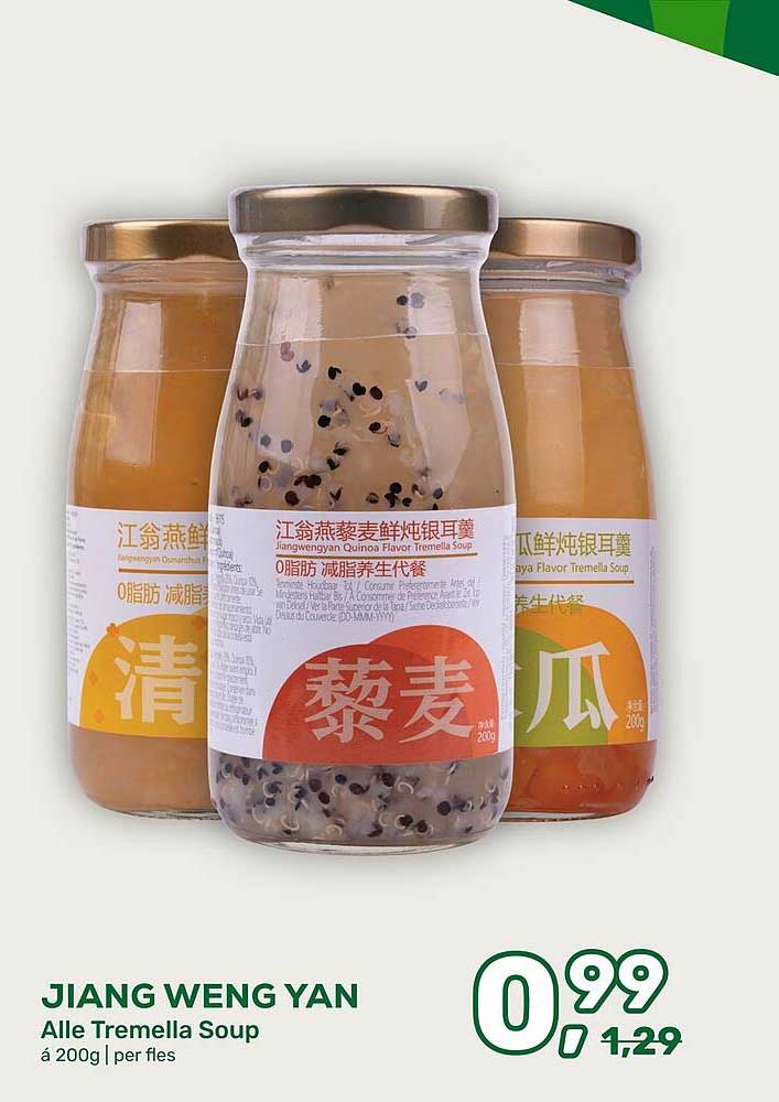 JIANG WENG YAN Alle Tremella Soup
