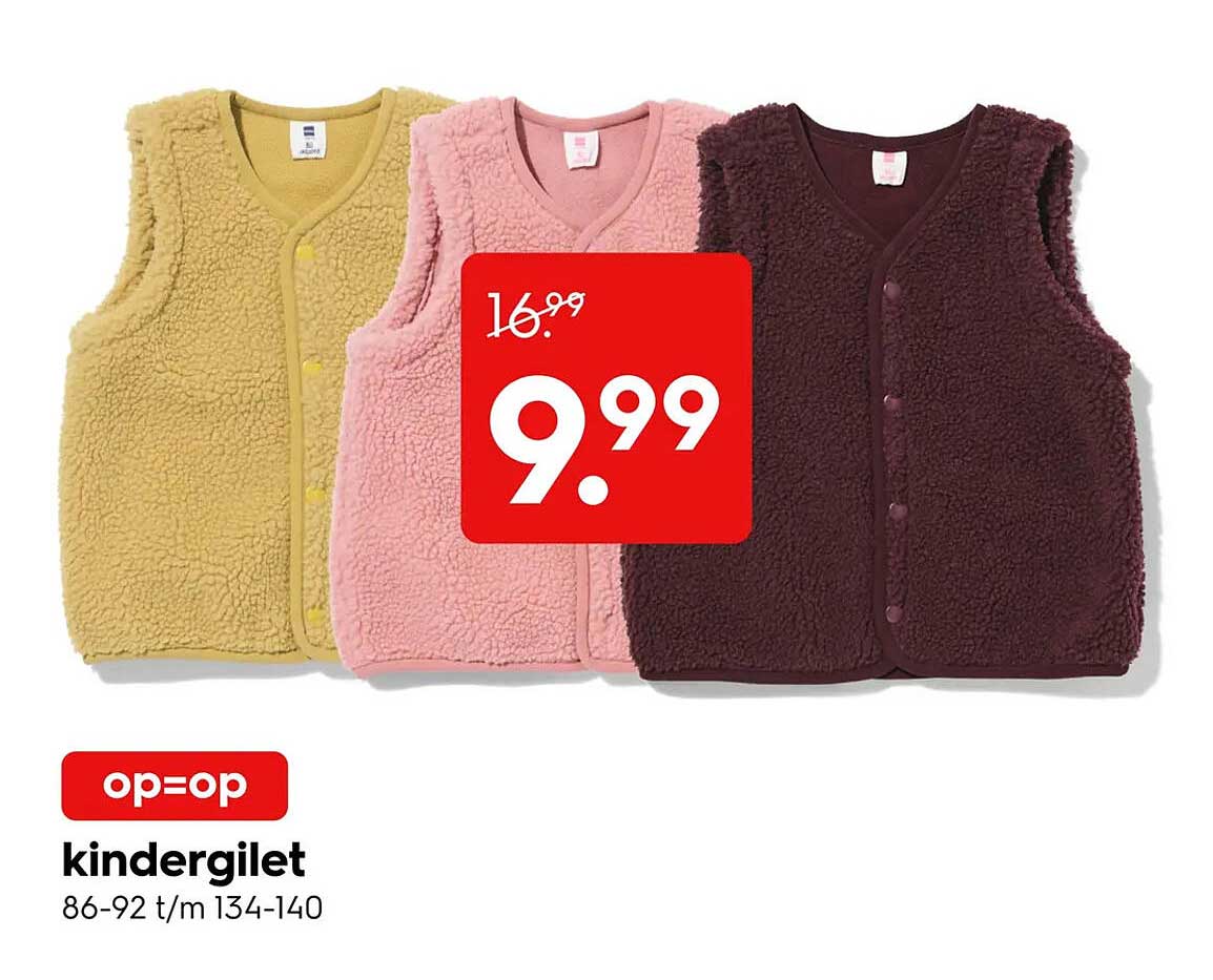 kindergilet op=op