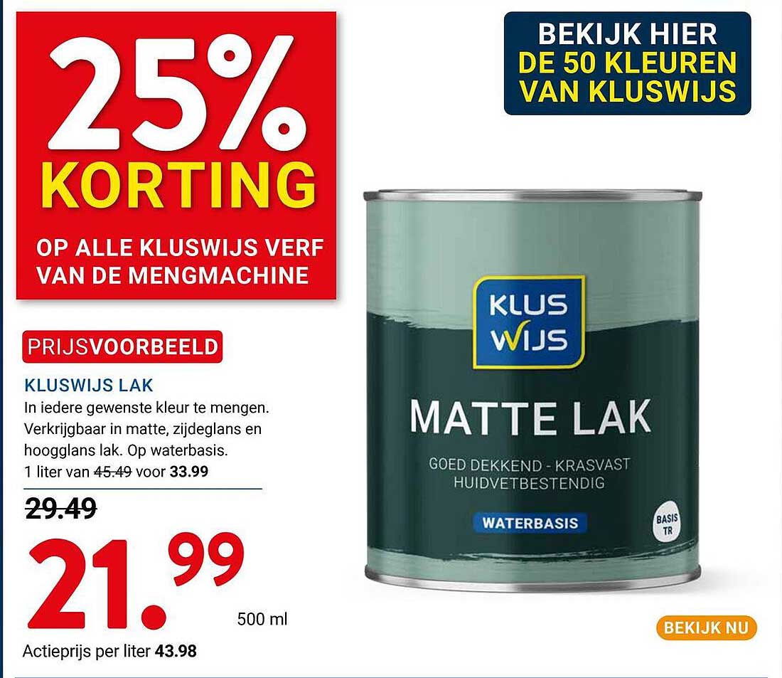 Kluswijs lak