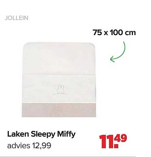Laken Sleepy Miffy
