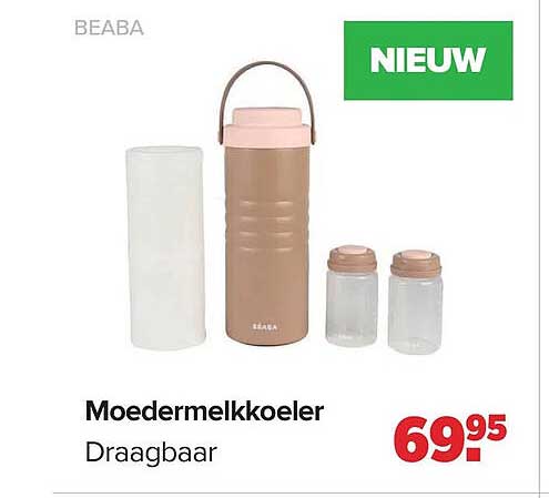 Moedermelkkoeler Draagbaar