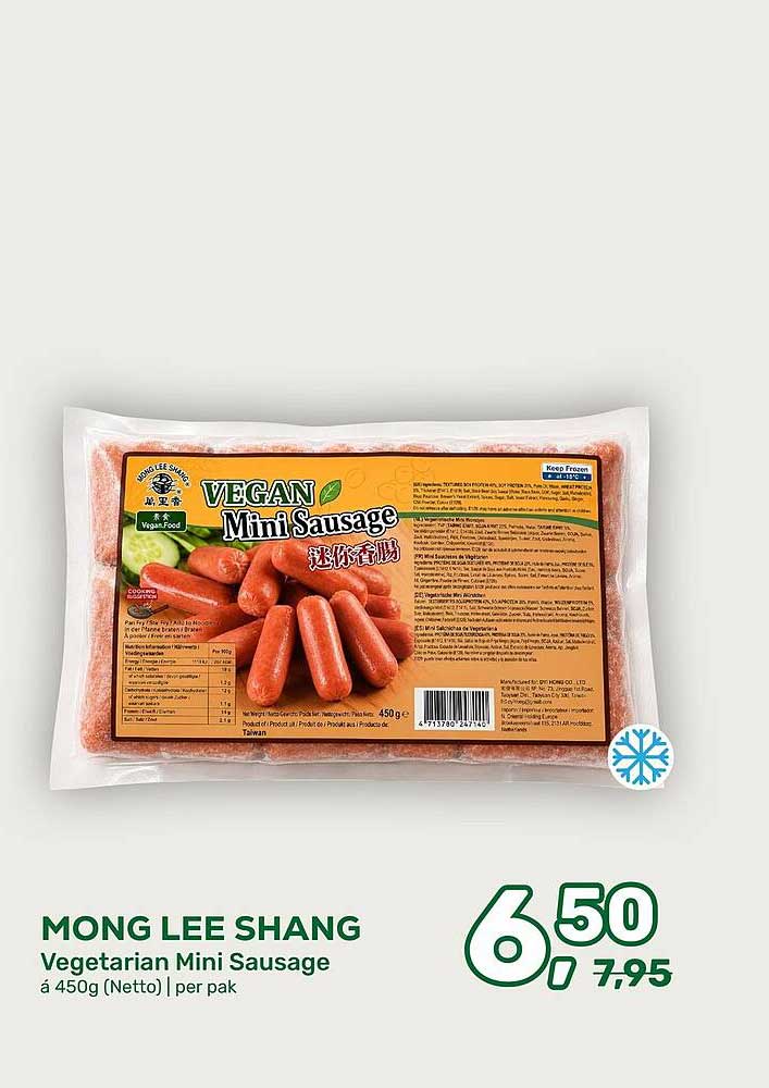 MONG LEE SHANG Vegetarian Mini Sausage