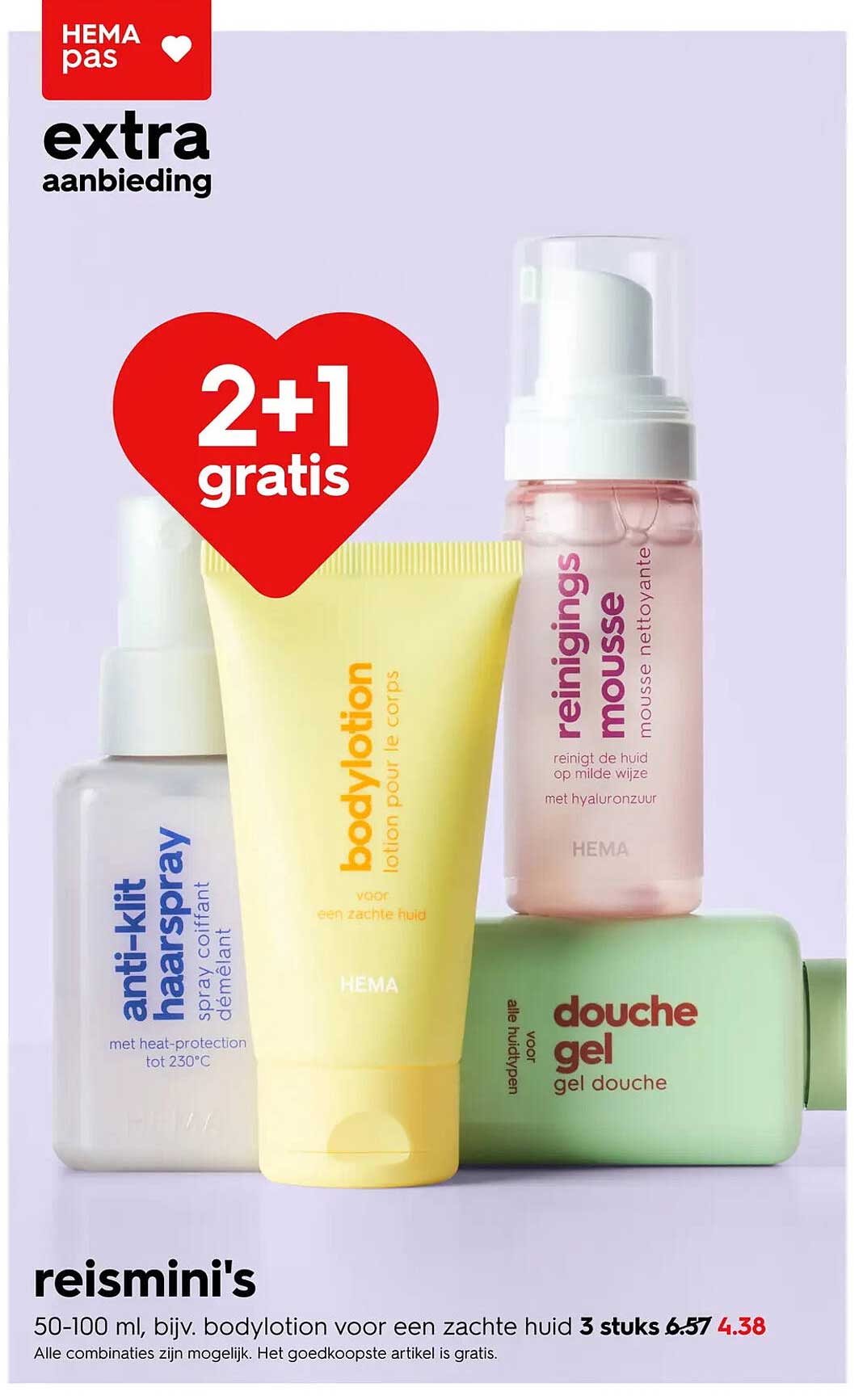 reismini's 2+1 gratis