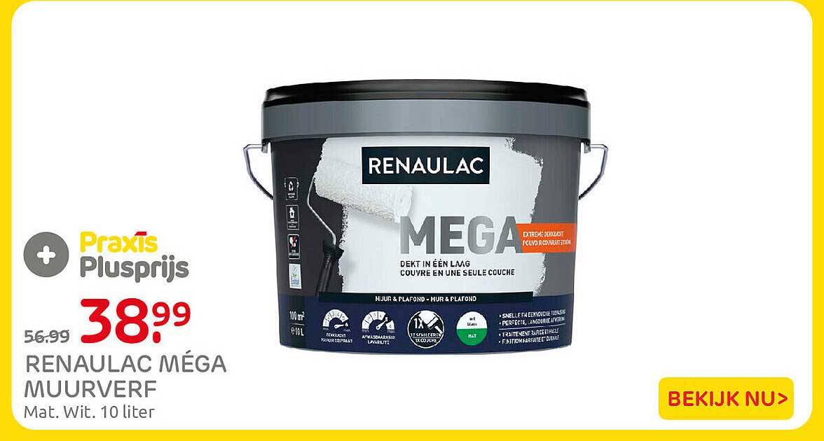RENAULAC MÉGA MUURVERF