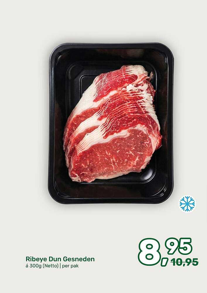 Ribeye Dun Gesneden