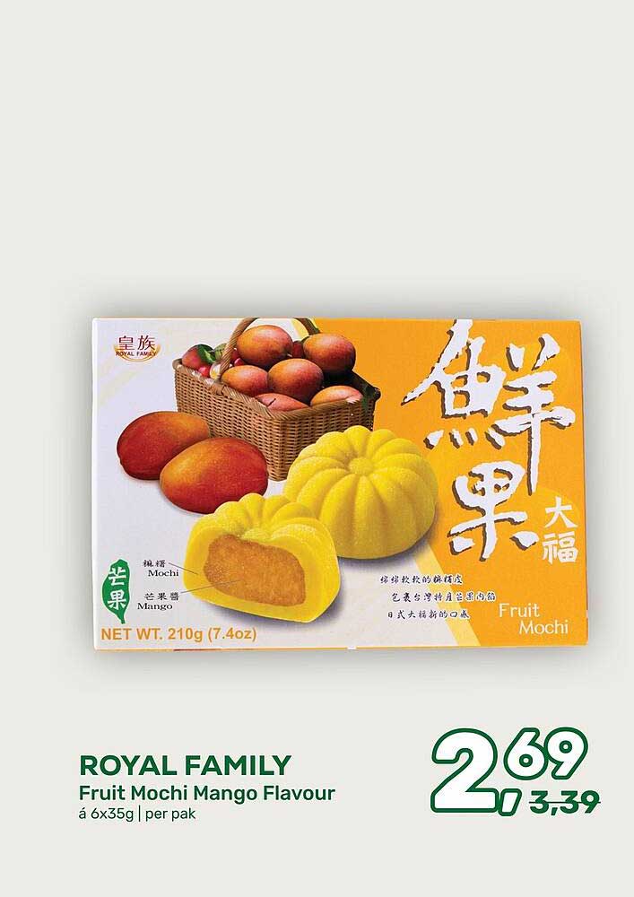 ROYAL FAMILY Fruit Mochi Mango Flavour