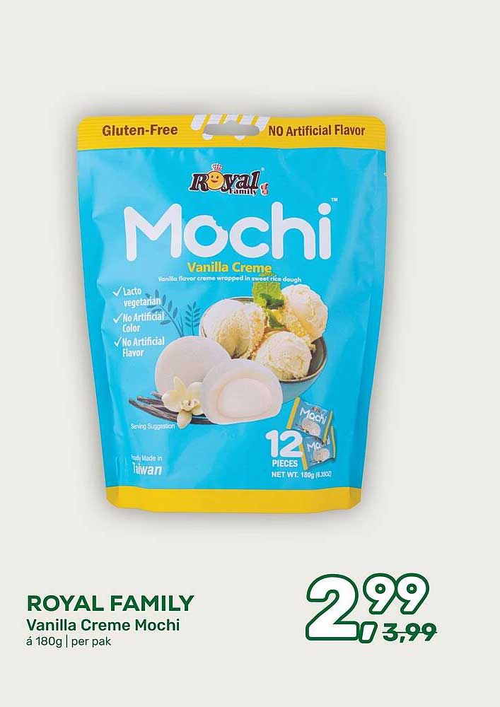 ROYAL FAMILY Vanilla Creme Mochi