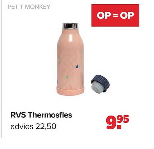 RVS Thermosfles OP = OP