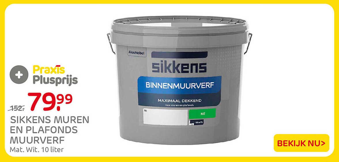 SIKKENS MUREN EN PLAFONDS MUURVERF