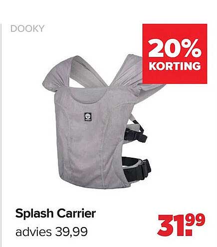 Splash Carrier 20% KORTING