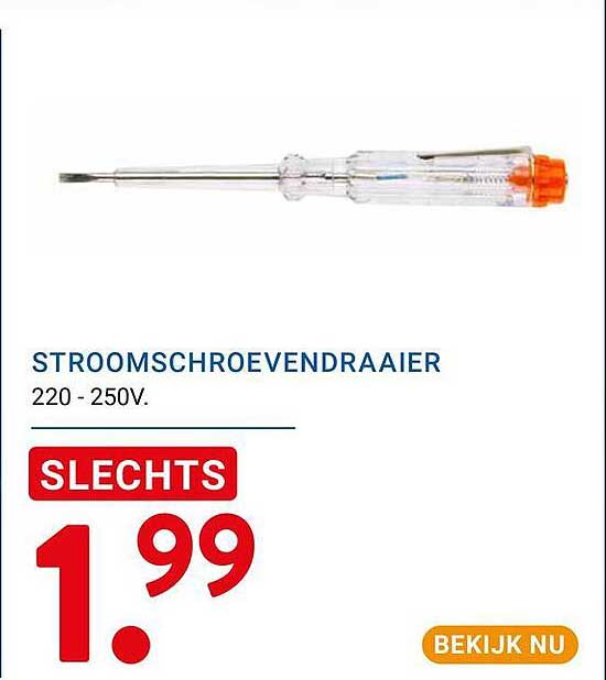 STROOMSCHROEVENDRAAIER 220 - 250V.