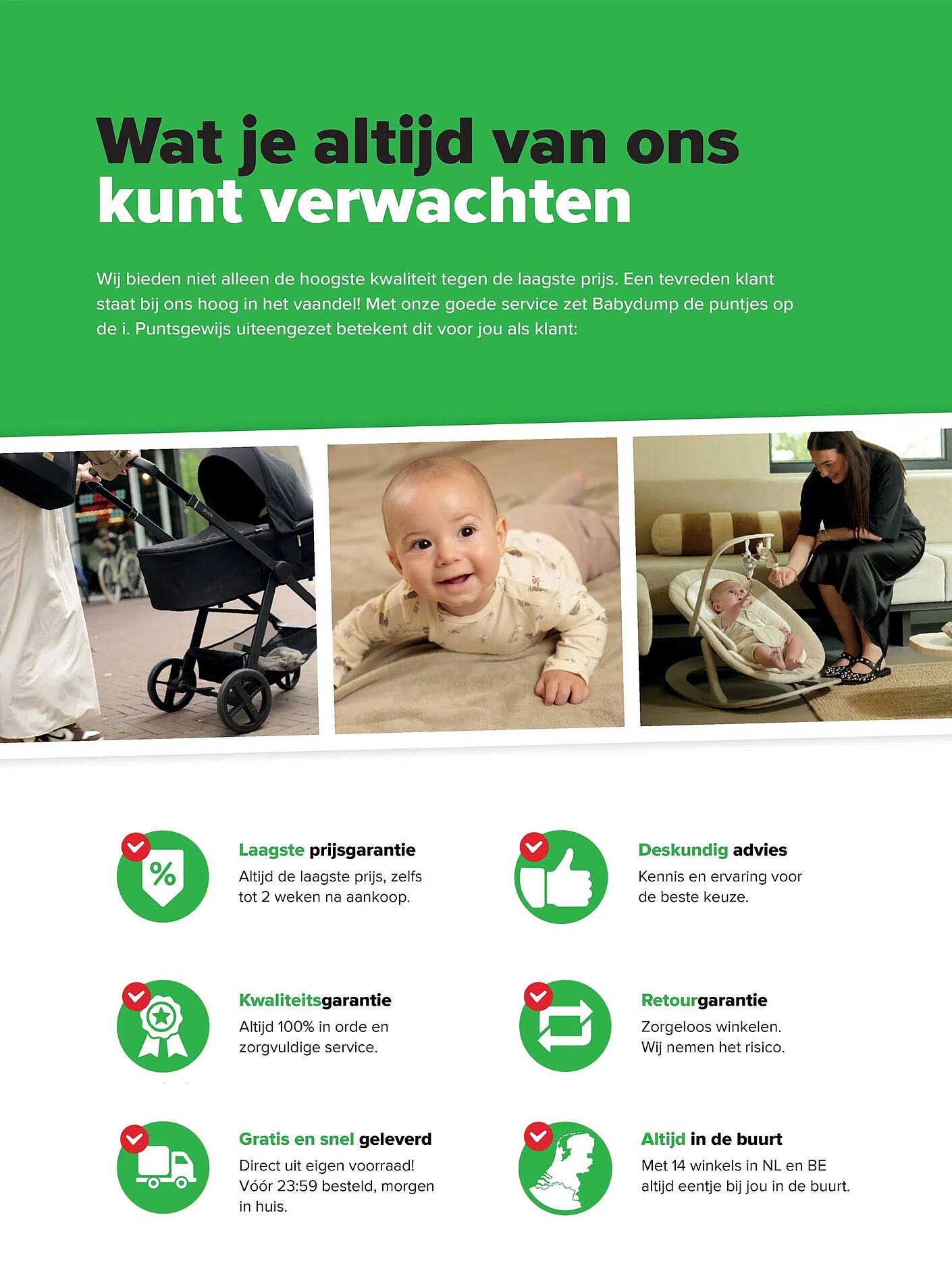 Wat je altijd van ons kunt verwachten