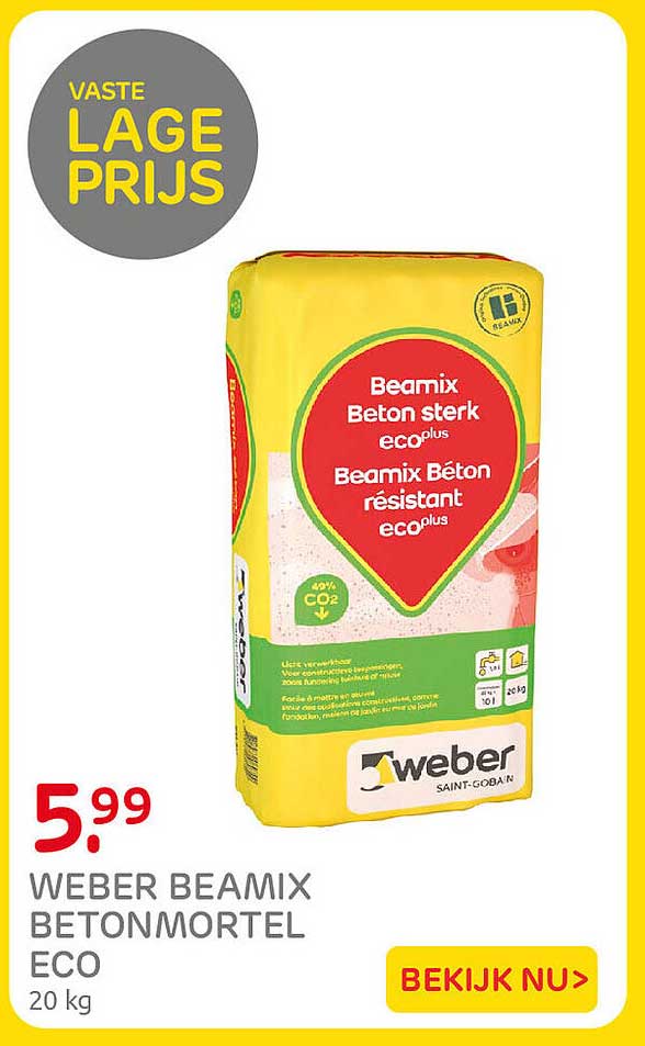 WEBER BEAMIX BETONMORTEL ECO