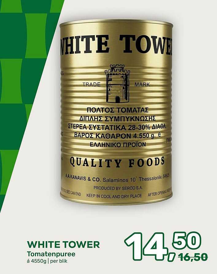 WHITE TOWER Tomatenpuree á 4550g | per blik