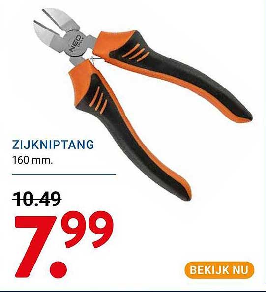 ZIJKNIPTANG 160 mm.