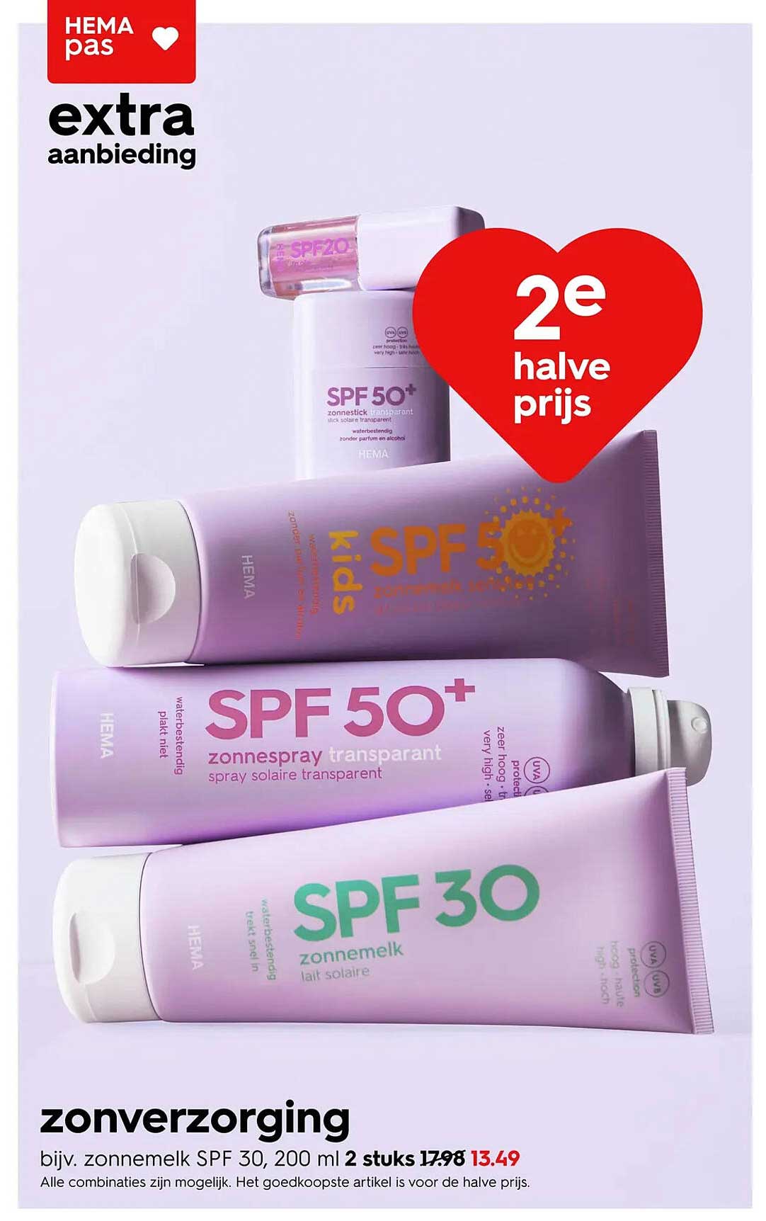 zonverzorging 2e halve prijs