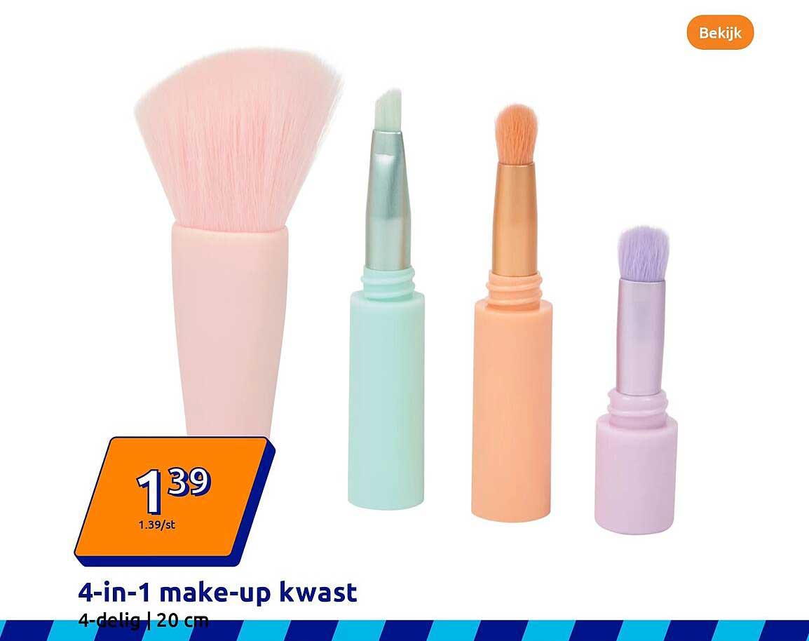 4-in-1 make-up kwast