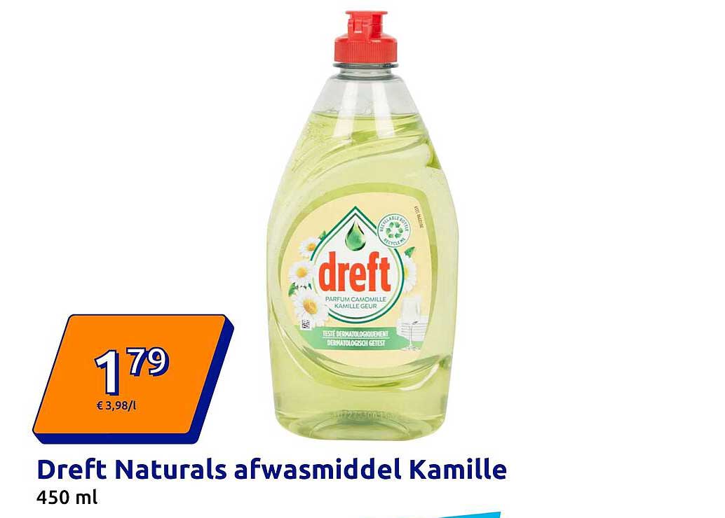 Dreft Naturals afwasmiddel Kamille 450 ml