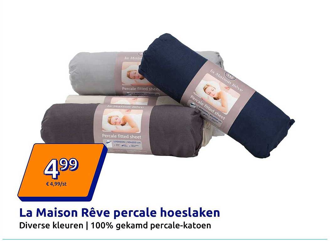 La Maison Rêve percale hoeslaken