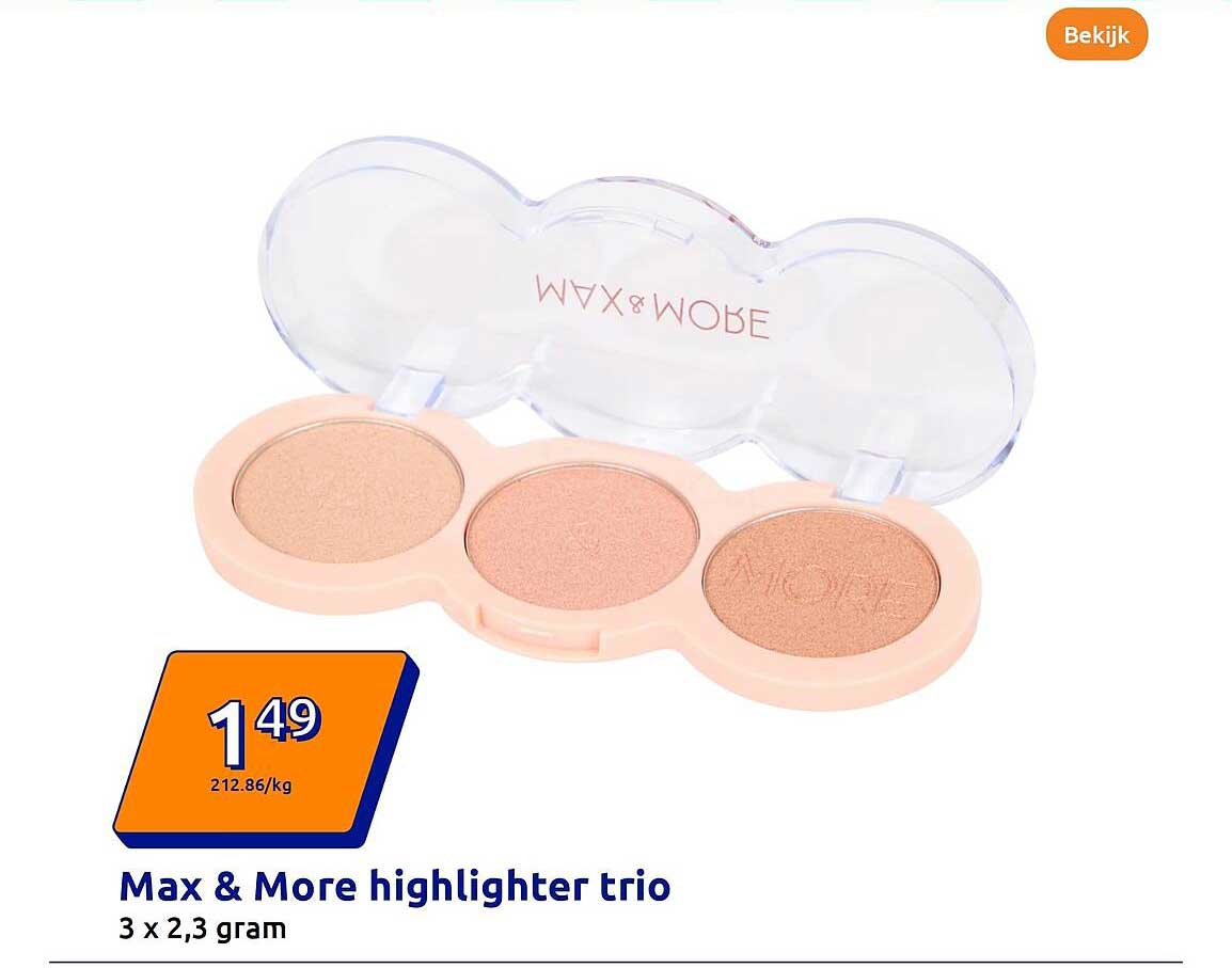 Max & More highlighter trio