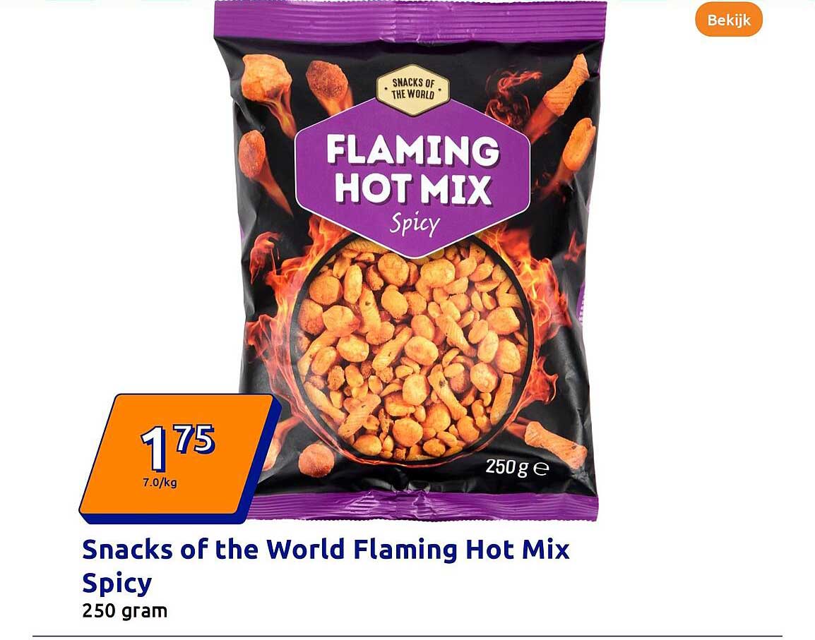 Snacks of the World Flaming Hot Mix Spicy