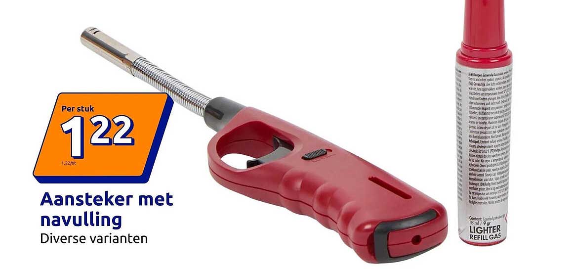 Aansteker met navulling