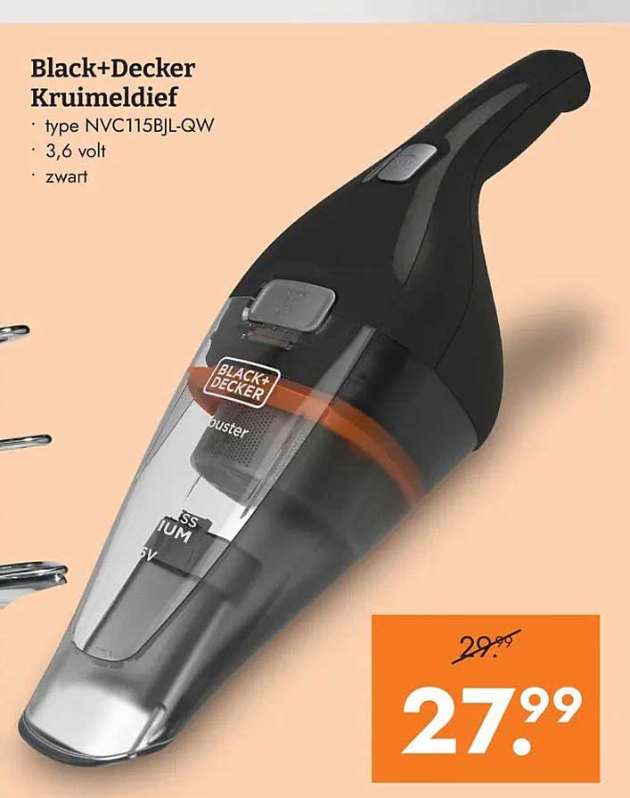 Black+Decker Kruimeldief