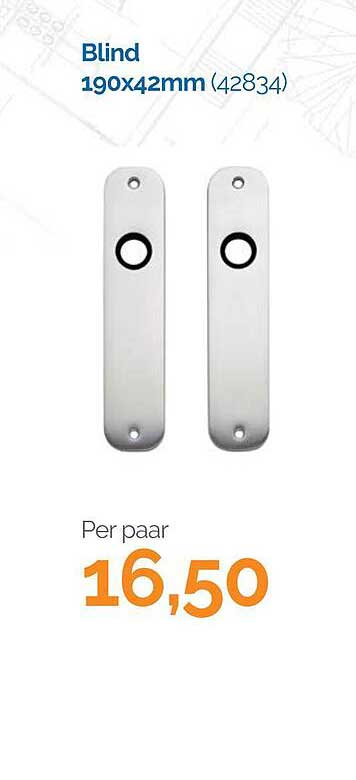 Blind 190x42mm (42834)