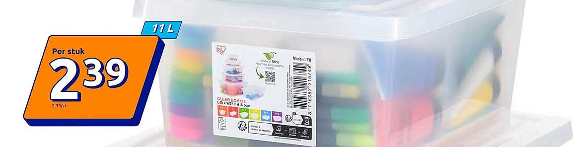 Clear box 11 l