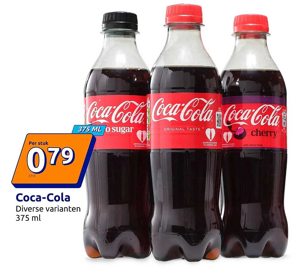 Coca-Cola Diverse varianten 375 ml