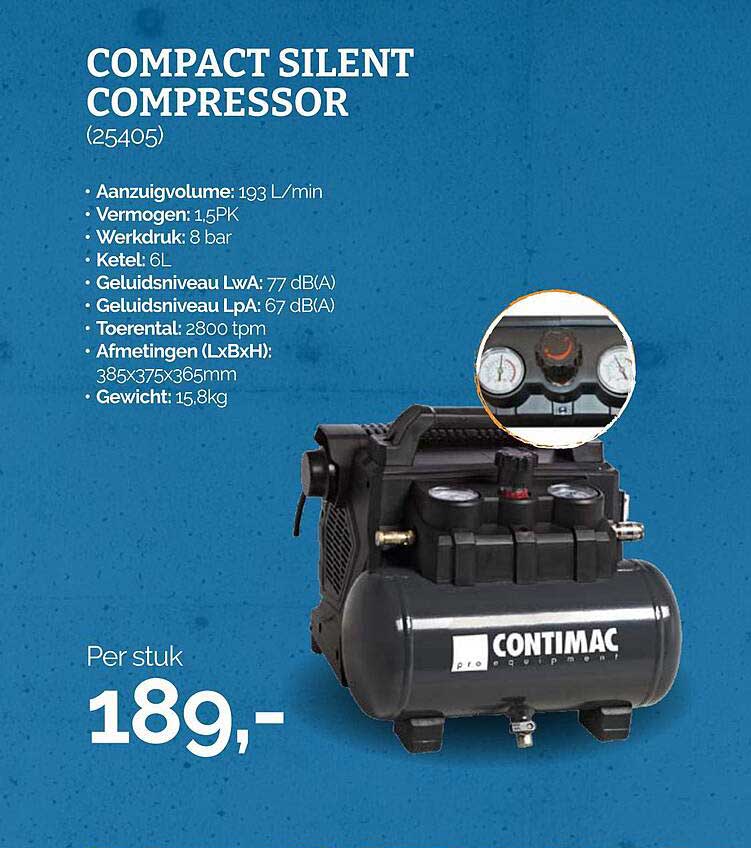 COMPACT SILENT COMPRESSOR (25405)