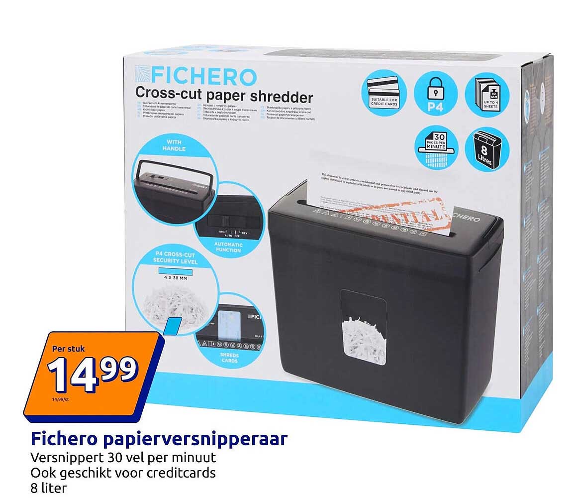Fichero papierversnipperaar