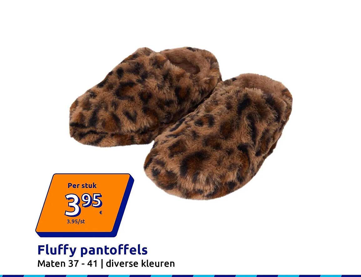 Fluffy pantoffels